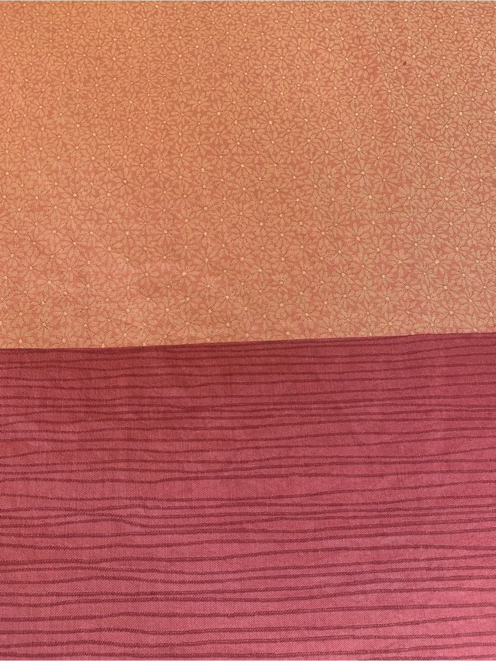 Calvin Klein Striped Comforter in Red and Orange RARE 2007 cotton weave